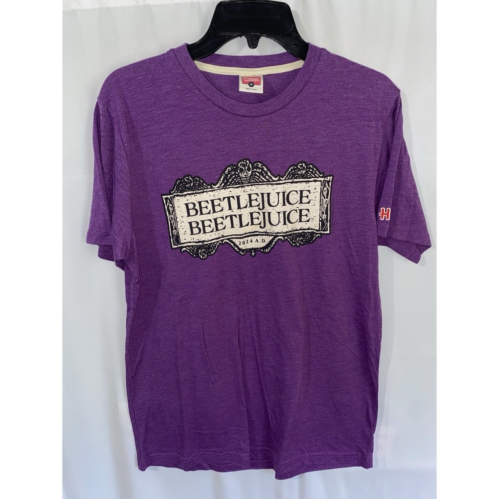 Homage Beetlejuice Beetlejuice 2024 AD Movie T Shirt Medium